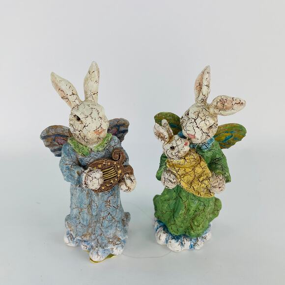 K’s Collection Bunny Rabbits with Butterfly Wings 5 3/4” - Picture 4 of 4